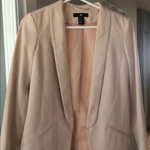 H&M blush blazer